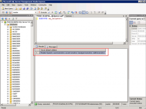 Ilustración 2 – Identificación de Collation utilizando el SP EXECUTE sp_helpsort;