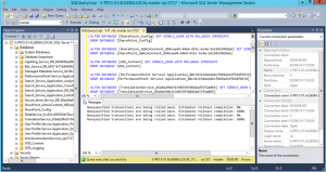 Ilustración 5 – Ejecución del Script que elimina todas las bases de datos de la instancia SQL Server.