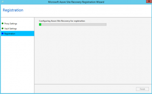 Ilustración 14 – Asistente para instalación del Proveedor de Azure Site Recovery en Hyper-V: registro del Vault.