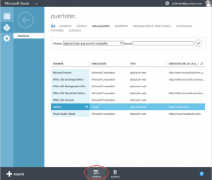 Ilustración 3 – Agregando una Aplicación Web de Terceros a Azure Active Directory.