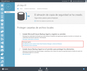 Ilustración 6 – Instalación de Agente de Azure Backup en Windows Server.