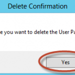 Eliminación de Usuario para prueba de Papelera de Reciclaje de Active Directory en Windows Server 2012