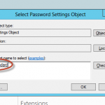 Asignación de política de contraseñas y bloqueo de cuentas en Active Directory