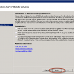 Agregado de rol WSUS en Windows Server 2008 R2