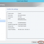 Hyper-V 3 Cluster y System Center Virtual Machine Manager 2012 SP1 - Creación del Cluster