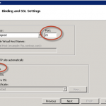 Asistente de creación de sitio FTP en IIS 7.5.