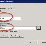 Directorio virtual LocalUser para el FTP del IIS 7.5.