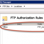 Permisos para LocalUser en el FTP de IIS 7.5.