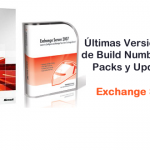 Exchange Server 2007 - Build Numbers, Service Packs y Update Rollups