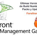 Forefront TMG 2010 Ultimas Versiones