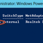 Ilustración 15 – Módulo de PowerShell para Hyper-V en Windows Server 2012. Agregado de VirtualSwitch a Equipo Virtual.