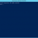 Ilustración 2 – Windows PowerShell para Administrar Hyper-V en Windows Server 2012.