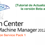 Actualización a System Center Virtual Machine Manager 2012 SP1 desde Beta