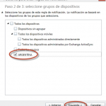 Ilustración 64 - Consola de Administración de Windows Intune. Configuración de alertas y notificaciones.