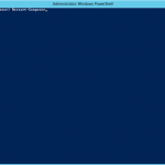 Ilustración 4 – Ejecución del CMDLet "Restart-Computer" de PowerShell para reiniciar el equipo.