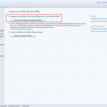 Ilustración 23 – Configuración de Dispositivos iOS para administrarlos a través de Windows Intune. Generación de Requerimiento de Certificado.