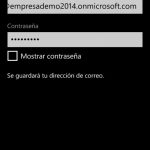 Ilustración 9 – Agregado de cuenta de Windows Intune para Administración Directa en un Windows Phone.