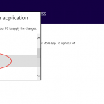 Ilustración 17 – Configuración de Acceso Asignado (Kiosk Mode) en Windows 8.1 | Configuración de aplicación para el usuario local.