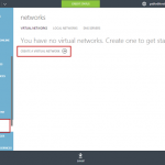 Ilustración 1 – Creación de Red en Azure. Creación de Red Virtual.