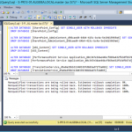 Ilustración 5 – Ejecución del Script que elimina todas las bases de datos de la instancia SQL Server.