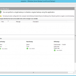 Ilustración 5 – Instalación de Feature "Windows Server Backup" en Windows Server 2012 R2. Consola de Windows Server Backup.