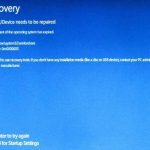 Ilustración 3 – Pantalla que indica que Windows 10 expiró y por ese motivo no inicia (modo recuperación).
